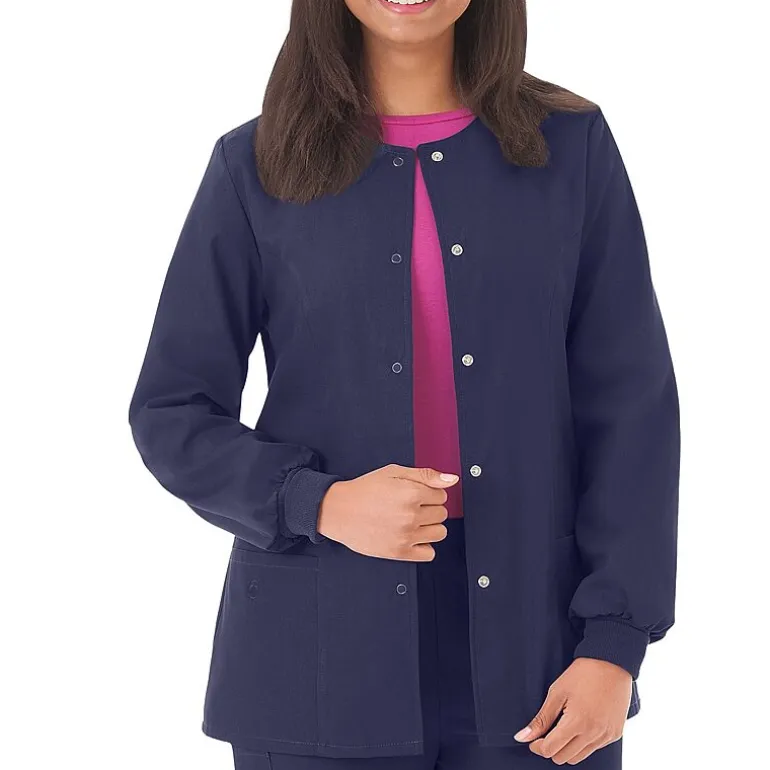 Fundamentals By White Swan 14740 Warm-Up Womens Scrub Jackets