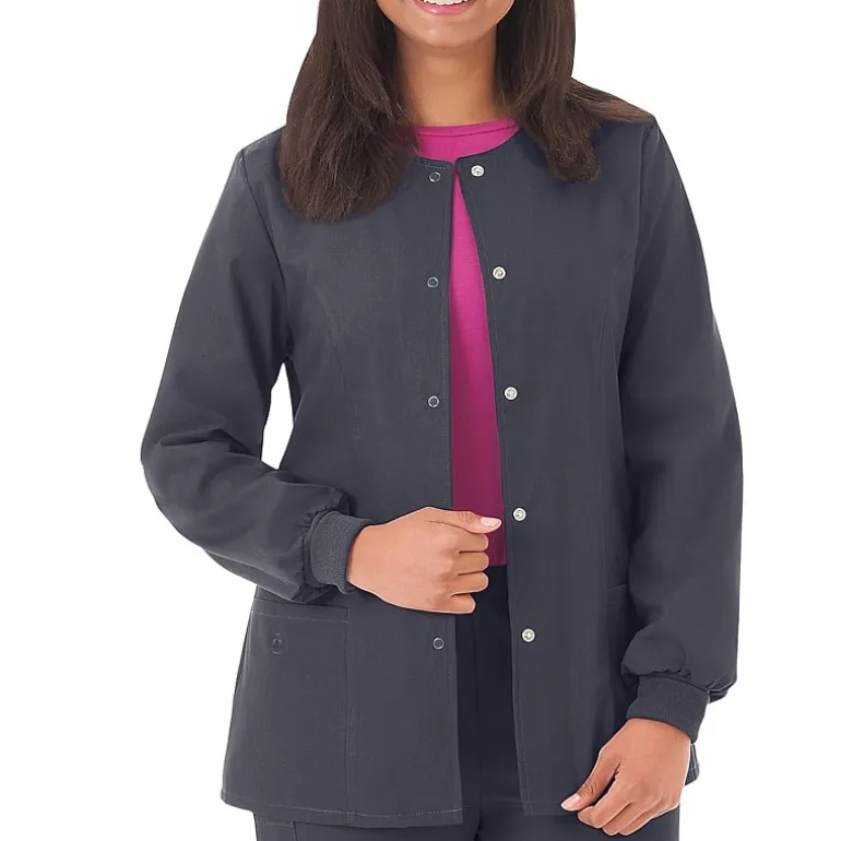Fundamentals By White Swan 14740 Warm-Up Womens Scrub Jackets