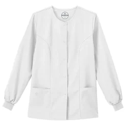 Fundamentals By White Swan 14740 Warm-Up Womens Plus Scrub Jackets