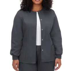 Fundamentals By White Swan 14740 Warm-Up Womens Plus Scrub Jackets