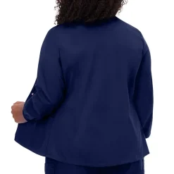 Fundamentals By White Swan 14740 Warm-Up Womens Plus Scrub Jackets