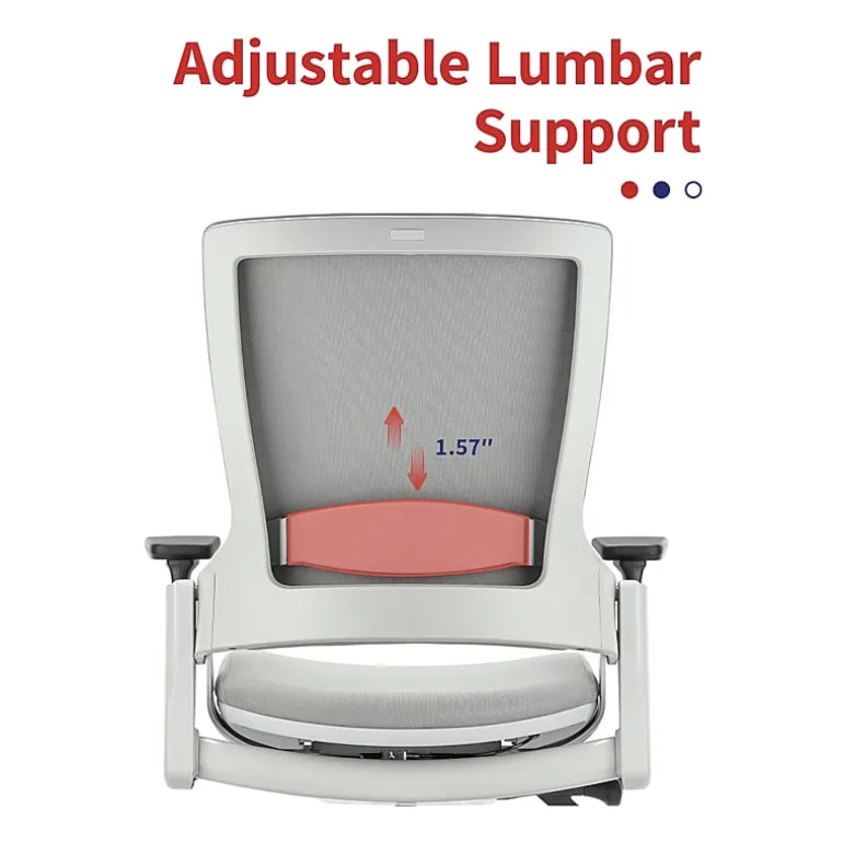 Furniture of America™ Office + Library Collection Adjustable Height Office Chair