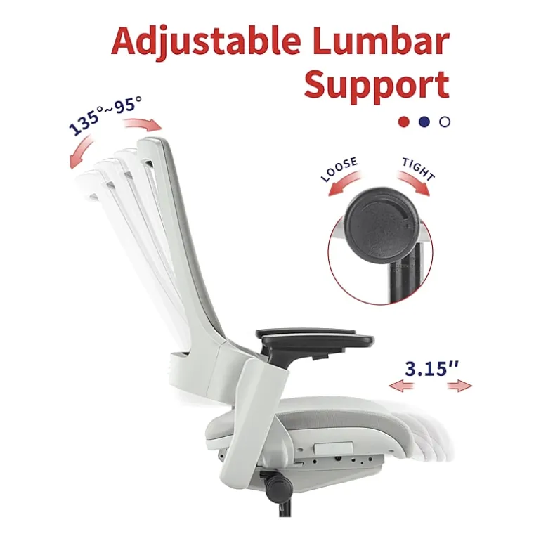 Furniture of America™ Office + Library Collection Adjustable Height Office Chair