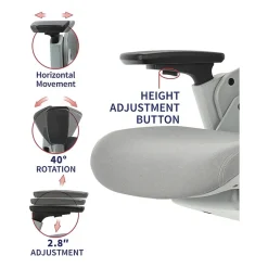 Furniture of America™ Office + Library Collection Adjustable Height Office Chair