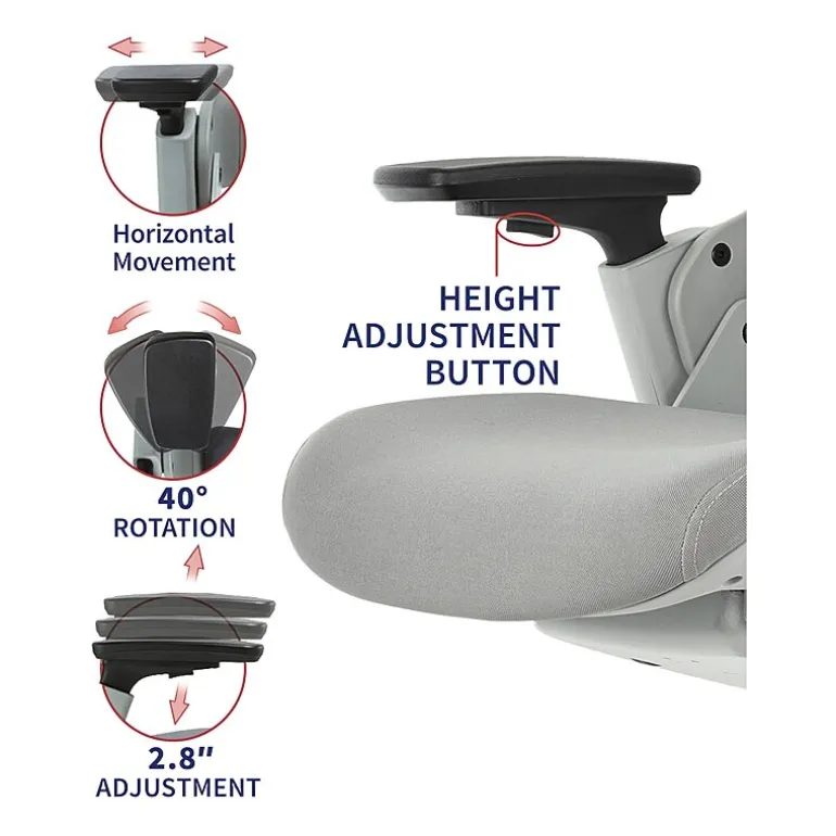 Furniture of America™ Office + Library Collection Adjustable Height Office Chair