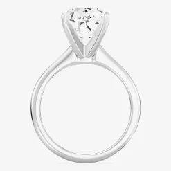 (F / VS1) Womens 5 CT. Lab-Grown White Diamond 14K Gold Pear Solitaire Engagement Ring