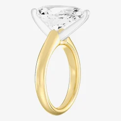 (F / VS1) Womens 5 CT. Lab-Grown White Diamond 14K Gold Pear Solitaire Engagement Ring