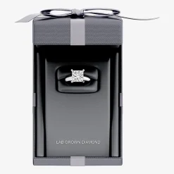 (F / VS1) Womens 5 CT. Lab-Grown White Diamond 14K Gold Princess-cut Solitaire Engagement Ring