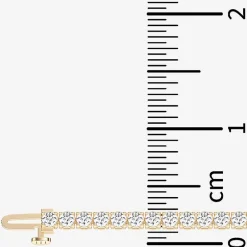 (F / Vs2) Womens 5 CT. T.W. Lab Grown White Diamond 14K Gold Over Silver 7.25 Inch Tennis Bracelet