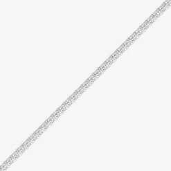 (F / Vs2) Womens 5 CT. T.W. Lab Grown White Diamond 14K Gold Over Silver 7.25 Inch Tennis Bracelet