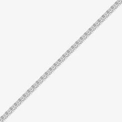 (F / Vs2) Womens 5 CT. T.W. Lab Grown White Diamond 14K Gold Over Silver 6 1/2 Inch Tennis Bracelet