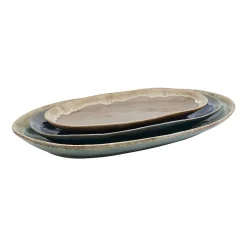 Gallery 3pc Tuscon Stoneware Serving Platter