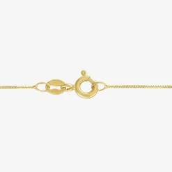 Gemstone 10K Gold Oval Pendant Necklace