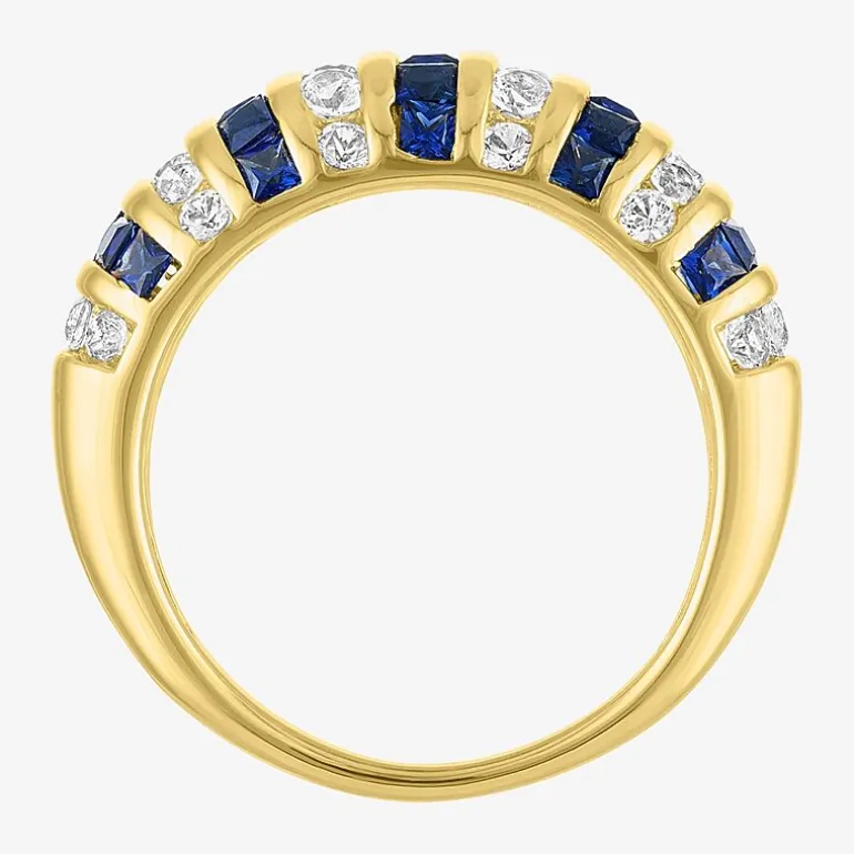 Gemstone 14K Gold Over Silver Cocktail Ring