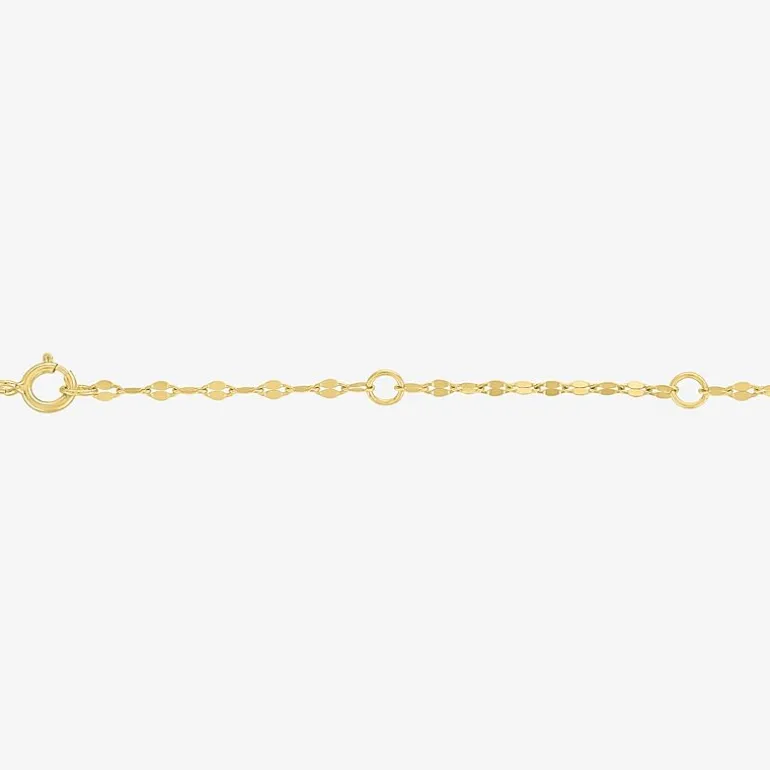 Gemstone 14K Gold Over Silver Round 18 Inch Pendant Necklace