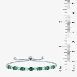Gemstone Sterling Silver Bolo Bracelet