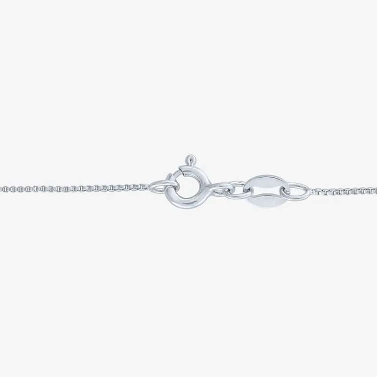 Gemstone Sterling Silver Cushion Pendant Necklace