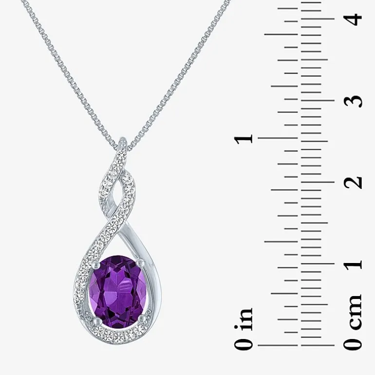 Gemstone Sterling Silver 2-pc. Oval Jewelry Set
