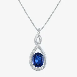 Gemstone Sterling Silver 2-pc. Oval Jewelry Set