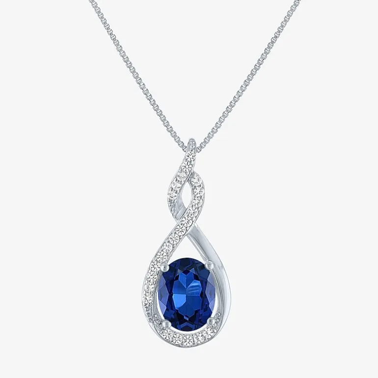 Gemstone Sterling Silver 2-pc. Oval Jewelry Set