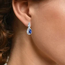 Gemstone Sterling Silver 2-pc. Oval Jewelry Set