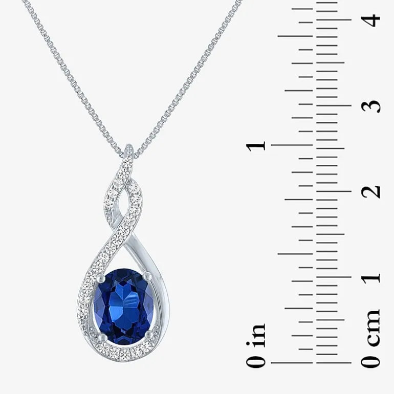 Gemstone Sterling Silver 2-pc. Oval Jewelry Set