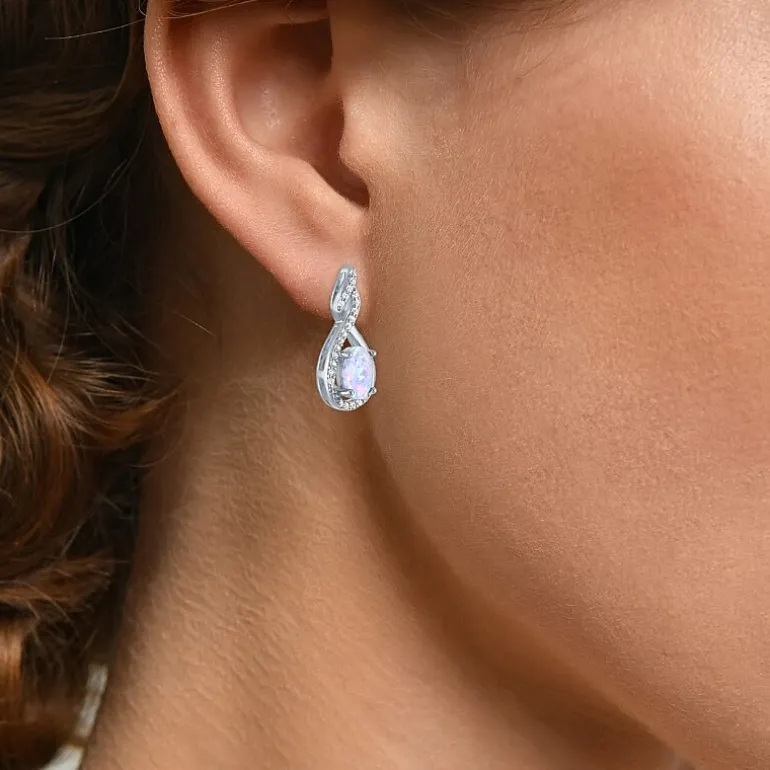 Gemstone Sterling Silver 2-pc. Oval Jewelry Set