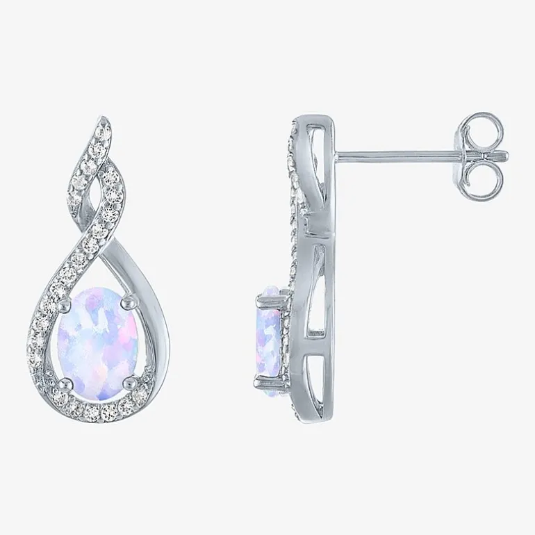Gemstone Sterling Silver 2-pc. Oval Jewelry Set