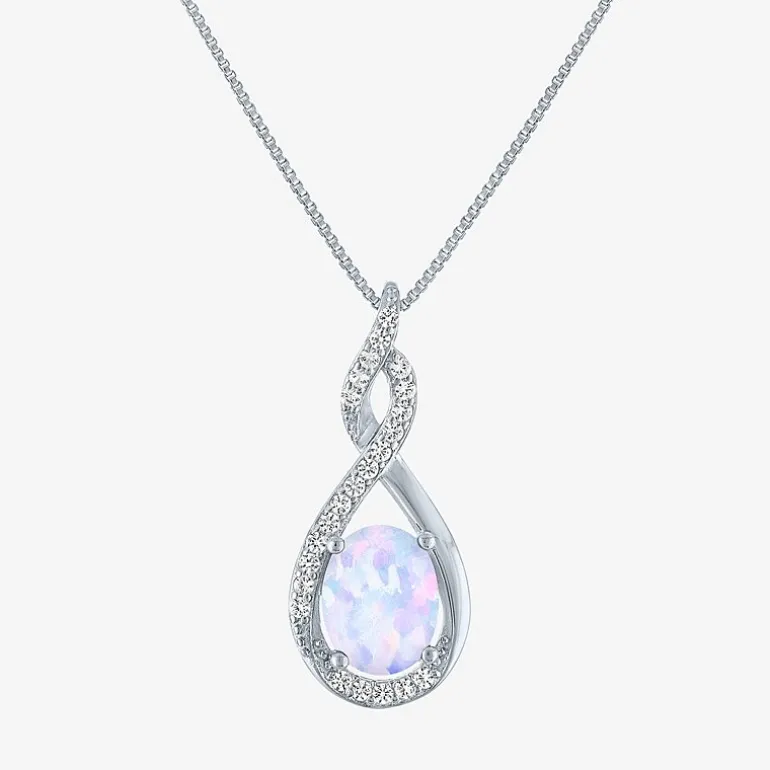 Gemstone Sterling Silver 2-pc. Oval Jewelry Set
