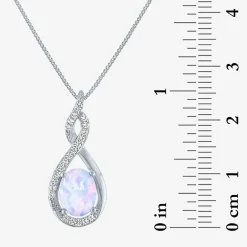 Gemstone Sterling Silver 2-pc. Oval Jewelry Set