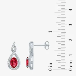 Gemstone Sterling Silver 2-pc. Oval Jewelry Set