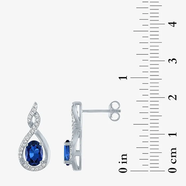 Gemstone Sterling Silver 2-pc. Oval Jewelry Set