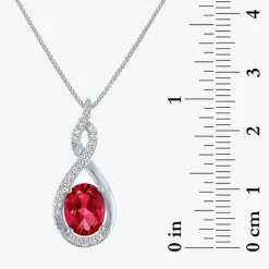 Gemstone Sterling Silver 2-pc. Oval Jewelry Set