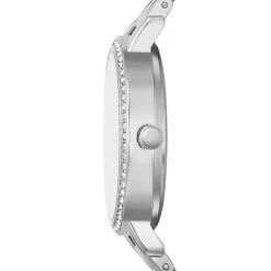 Geneva Ladies Womens Crystal Accent Silver Tone Bracelet Watch Fmdjm239