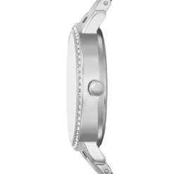 Geneva Ladies Womens Crystal Accent Silver Tone Bracelet Watch Fmdjm239