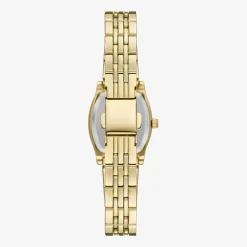 Geneva Womens Crystal Accent Gold Tone Bracelet Watch Fmdjm317