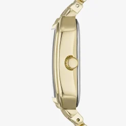 Geneva Womens Gold Tone Bracelet Watch Fmdjm289