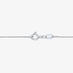 (G-H / I1-I2) Womens 1/5 CT.  Lab Grown White Diamond Sterling Silver Round 18 Inch Pendant Necklace
