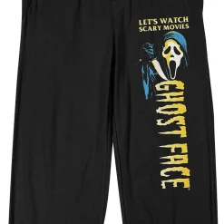 Ghostface Mens Fleece 1 Pair Pajama Pants