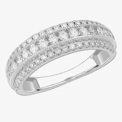 (G-H / VS2-SI1) 3/4 CT. T.W. Lab Grown Diamond 10K Gold Anniversary Band
