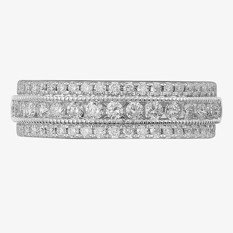 (G-H / VS2-SI1) 3/4 CT. T.W. Lab Grown Diamond 10K Gold Anniversary Band