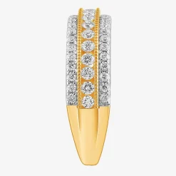 (G-H / VS2-SI1) 3/4 CT. T.W. Lab Grown Diamond 10K Gold Anniversary Band