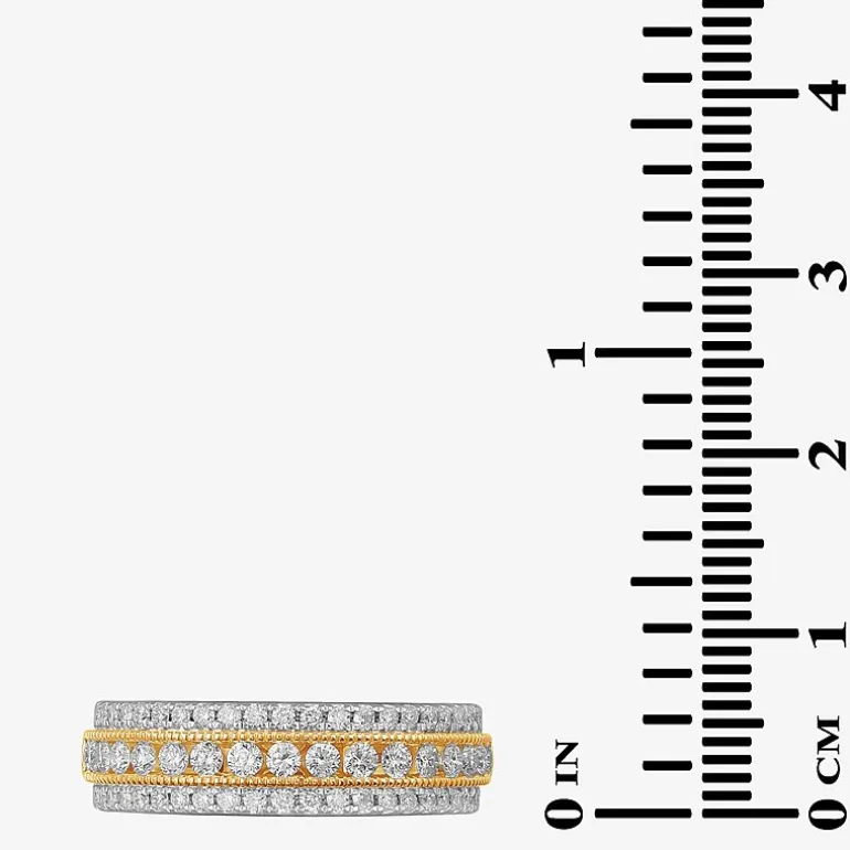 (G-H / VS2-SI1) 3/4 CT. T.W. Lab Grown Diamond 10K Gold Anniversary Band