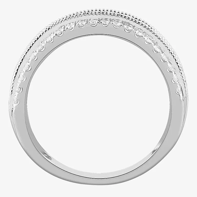 (G-H / VS2-SI1) 3/4 CT. T.W. Lab Grown Diamond 10K Gold Anniversary Band