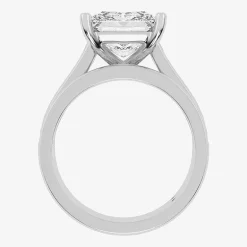(G-H / Vs2-Si1) Womens 4 CT. T.W. Lab Grown White Diamond 14K Gold Side Stone Bridal Set