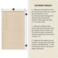 GII Cordless Morning Star Vinyl Mini Blinds
