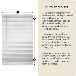 GII Cordless Morning Star Vinyl Mini Blinds