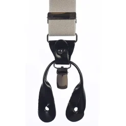 Gioberti Men's Convertible Suspenders, Bow Tie, and Hanky Set