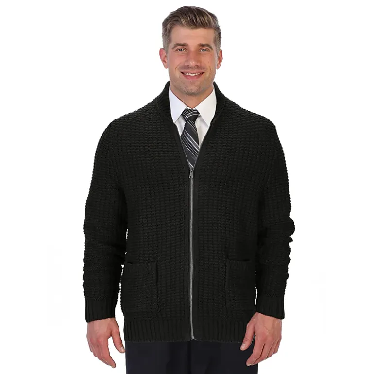 Gioberti Men's 100% Cotton Milano Knit Sweater