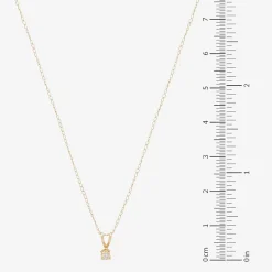 Girls Natural White Diamond 14K Gold Round 2-pc. Jewelry Set